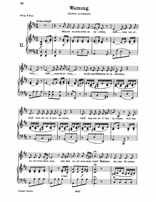 Complete Score (low voice, )