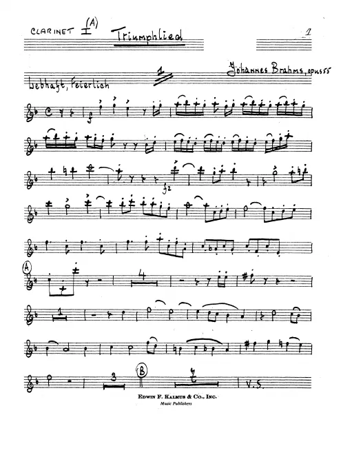 Clarinet 1 (A)