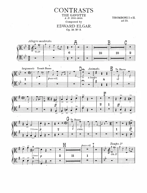 Trombone 1/2, Bass Trombone, Tuba