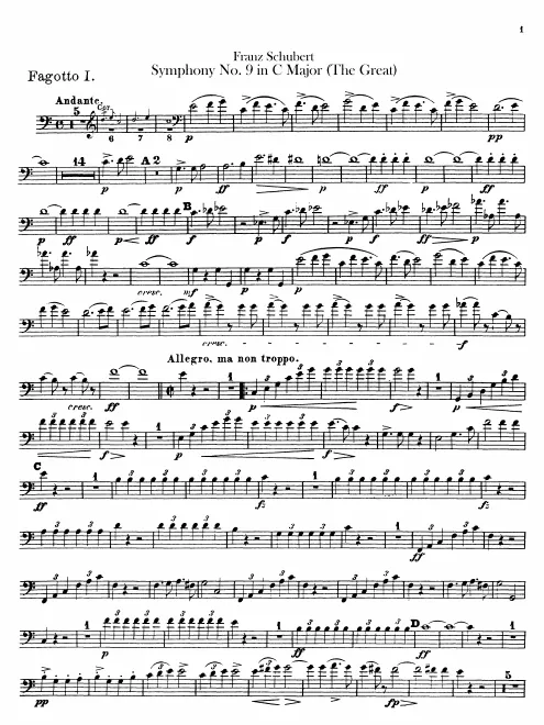 Bassoon 1, 2