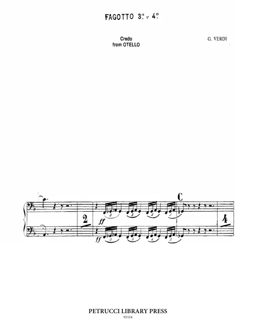 Bassoon 3, 4