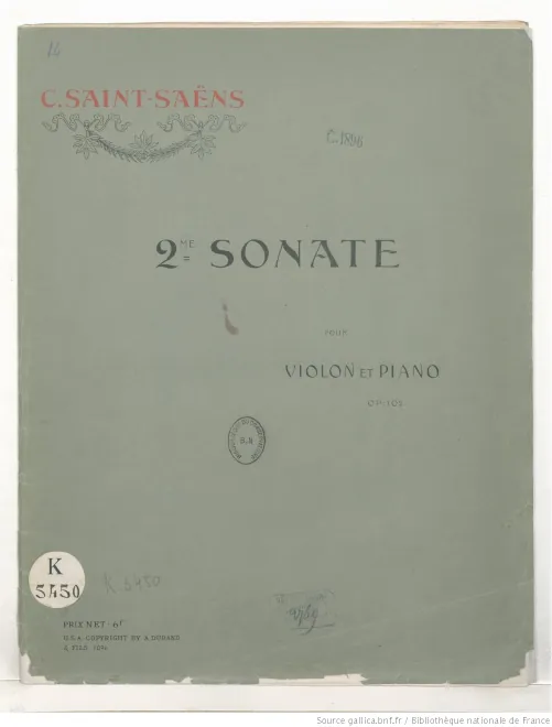 Complete Score and Violin Part (color)