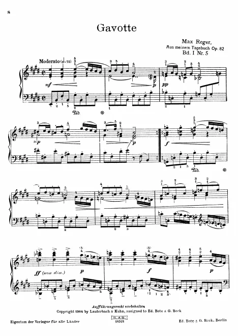 Band 1: 5. Gavotte (scan)