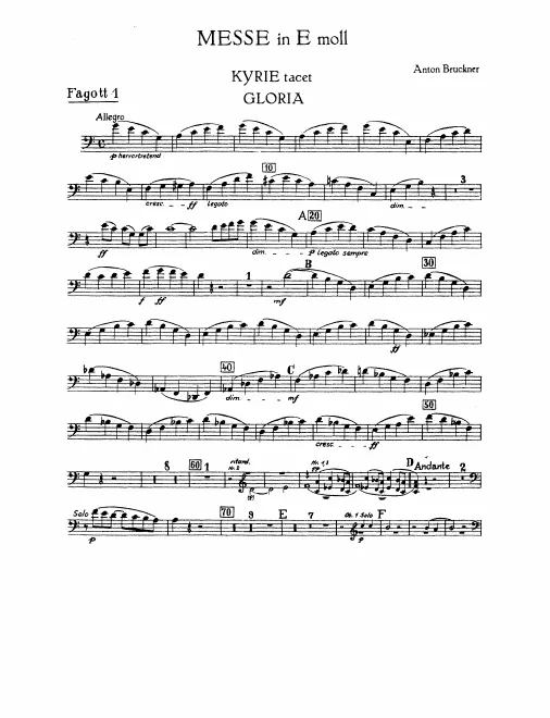 Bassoon 1, 2