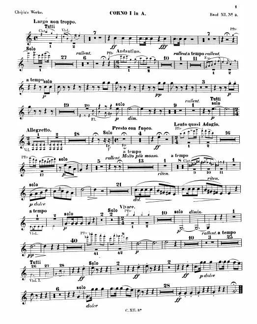 Horn 1, 2 (A)