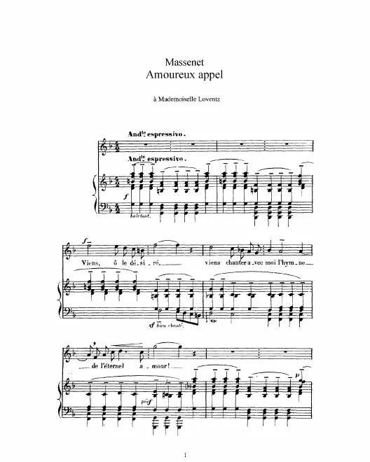 Complete Score (F Major: high voice and piano)