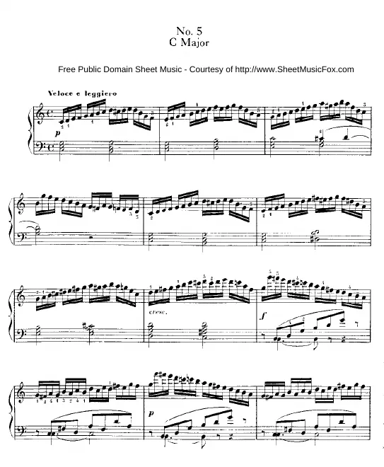 No.5 in C major