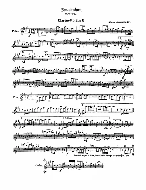 Clarinet 1, 2 (B)