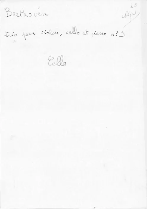 Cello Part