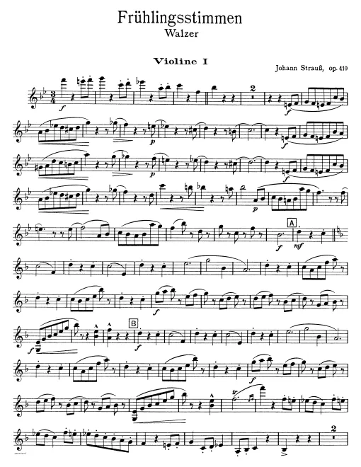Violins I, II