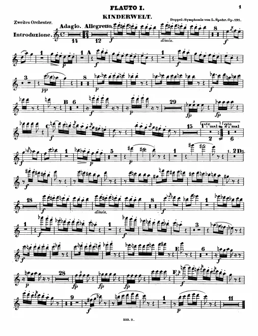 Flute 1, 2