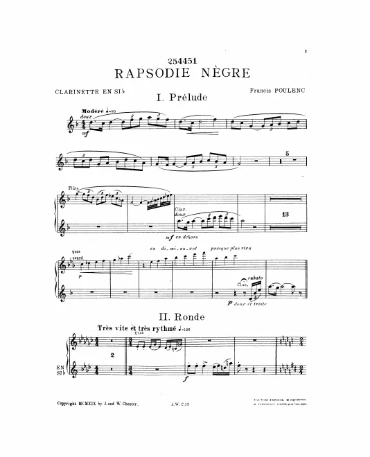 Clarinet (B♭)