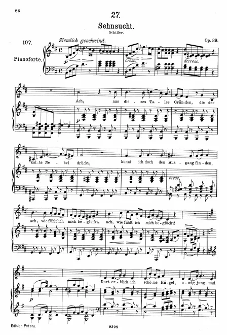 Complete Score (Original / High voice, )