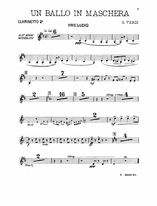 Clarinet 2 (A)