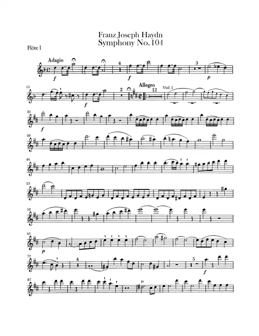Flute 1, 2