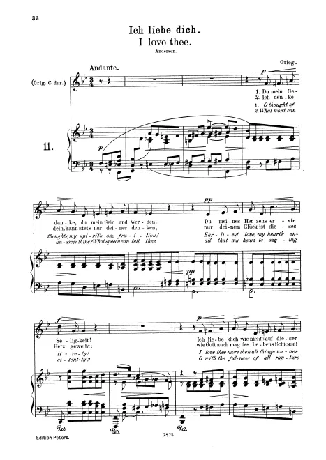 Complete Score (transposed down to )