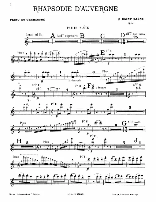 Piccolo, Flute 1/2