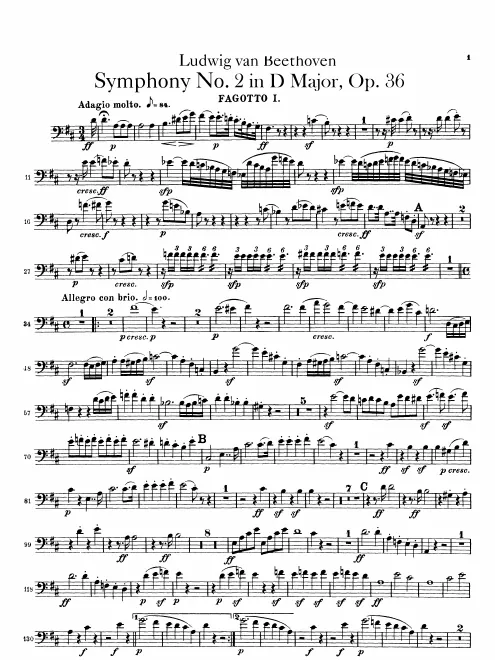 Bassoon 1, 2