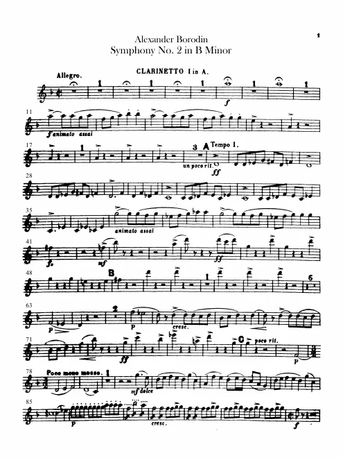 Clarinet 1