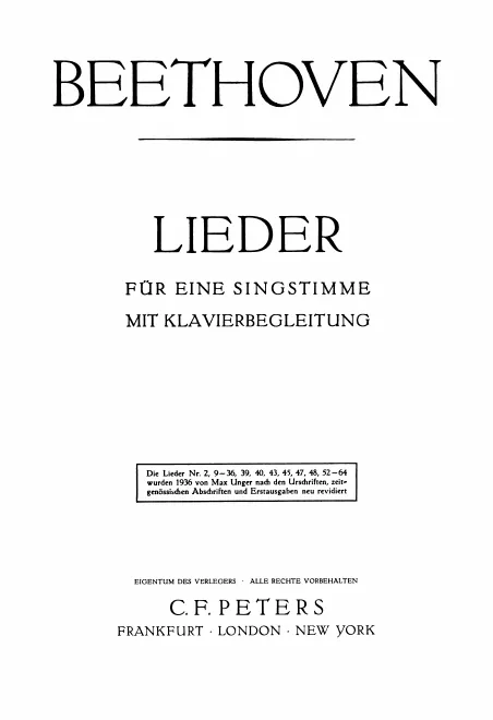Complete Score (including title pages)