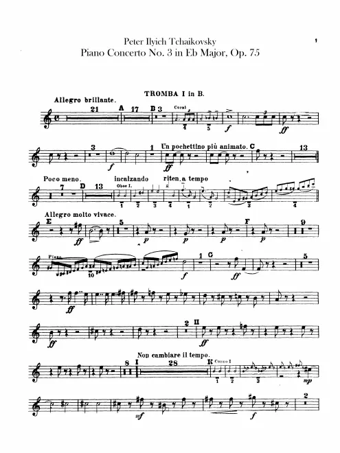 Trumpet 1, 2 (B)