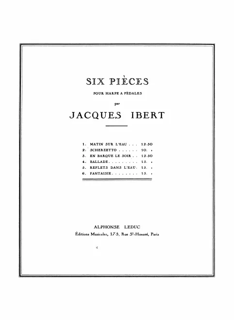 3. En barque le soir (monochrome)