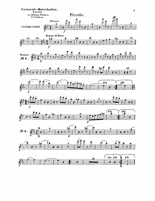 Piccolo, Flute
