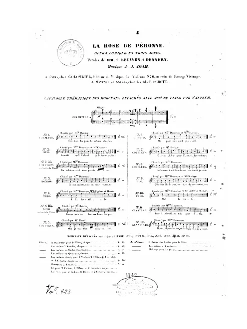 No.1, Couplets: "C'est tous les jours la même chose" (Mariette)