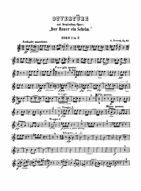 Horn 1, 2, 3, 4 (F)