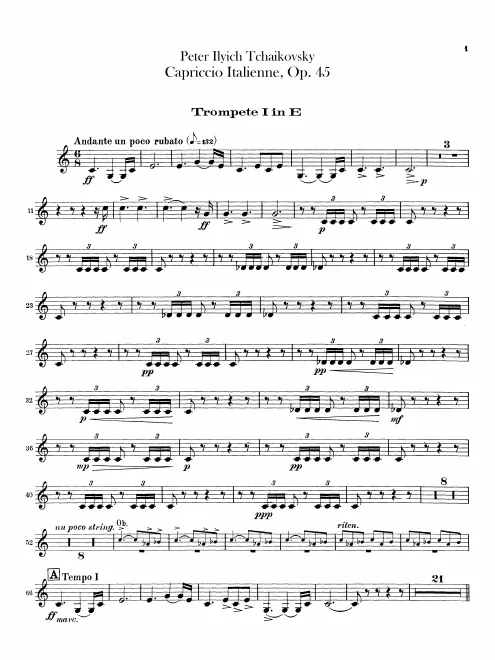 Trumpet 1, 2 (E)