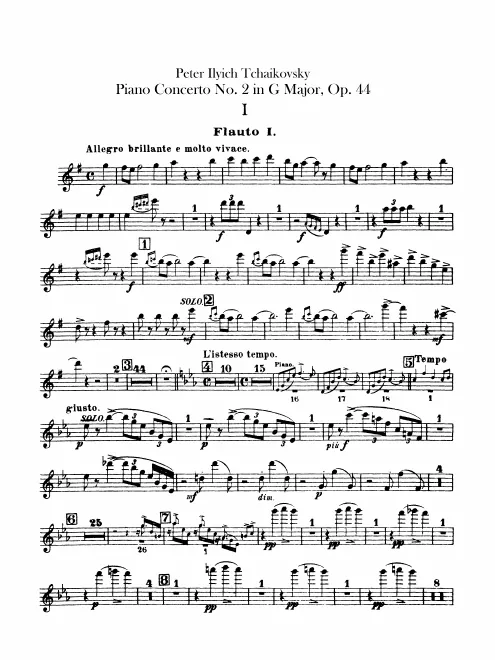 Flute 1, 2