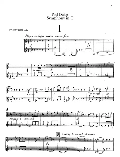 Horn 1/2 (in F)