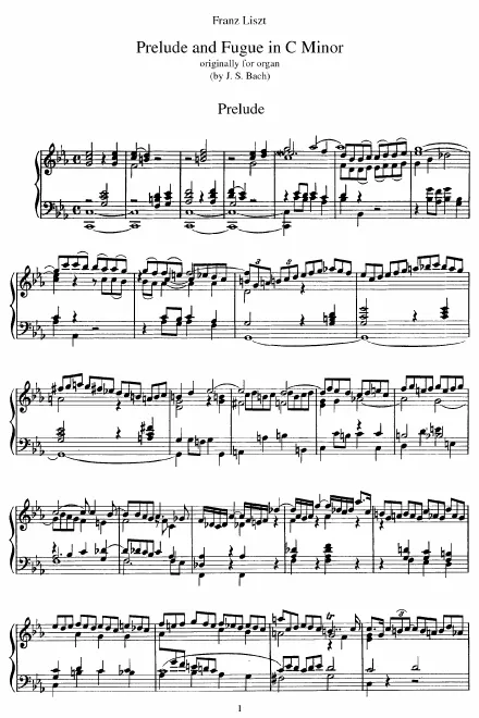 3. Prelude and Fugue in , BWV 546 (S.462/3)