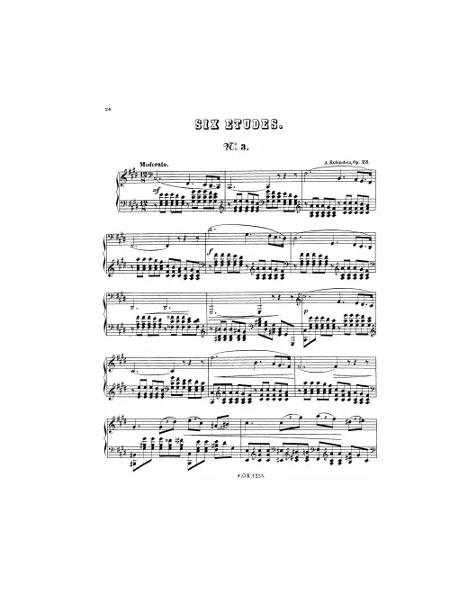 3. Etude in