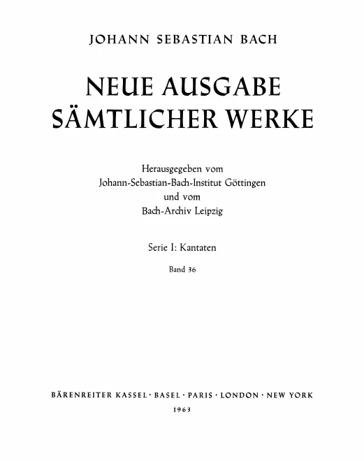 36. Festmusiken für das Kurfürstlich-Sächsische Haus I