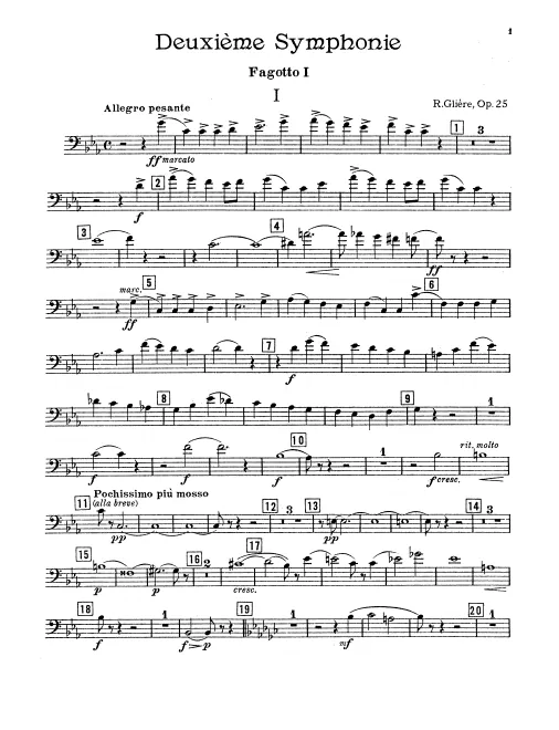 Bassoon 1, 2, 3