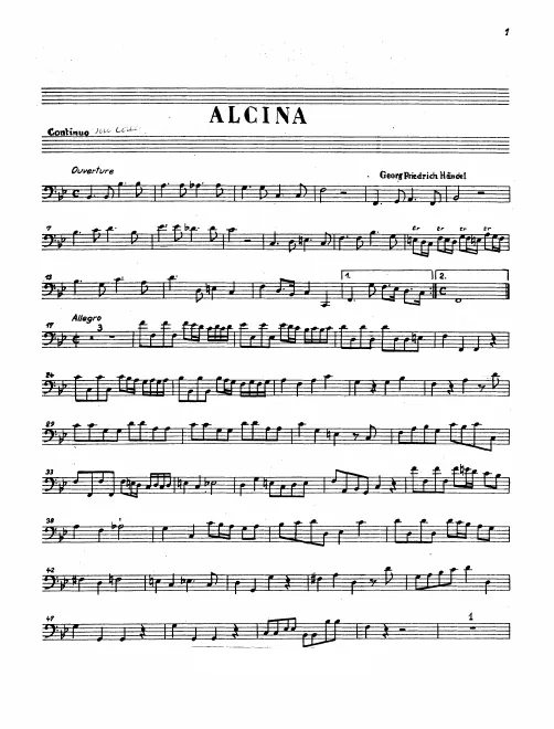 Continuo/Solo Cello