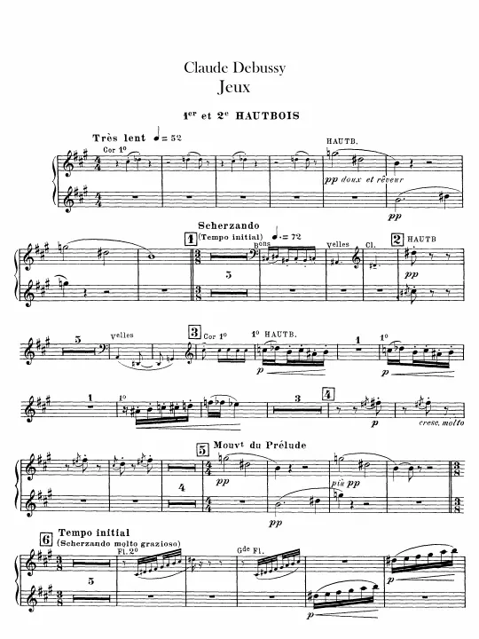 Oboe 1/2, 3, English Horn