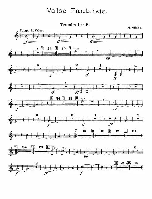 Trumpet 1, 2 (E)