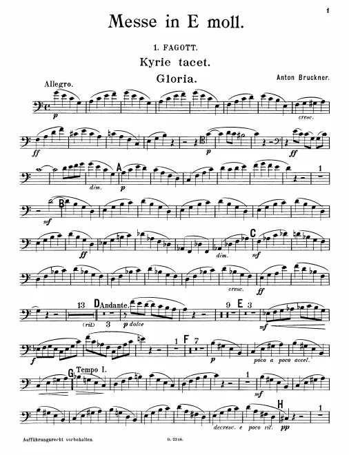 Bassoon 1, 2