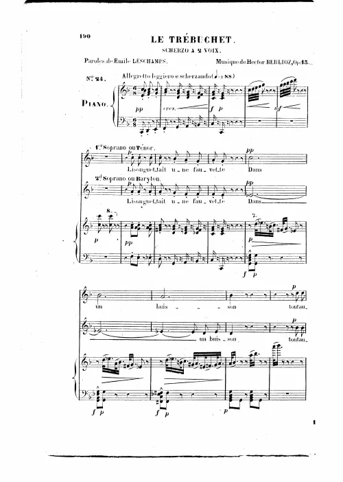 3. Le trébuchet: scherzo, H 113