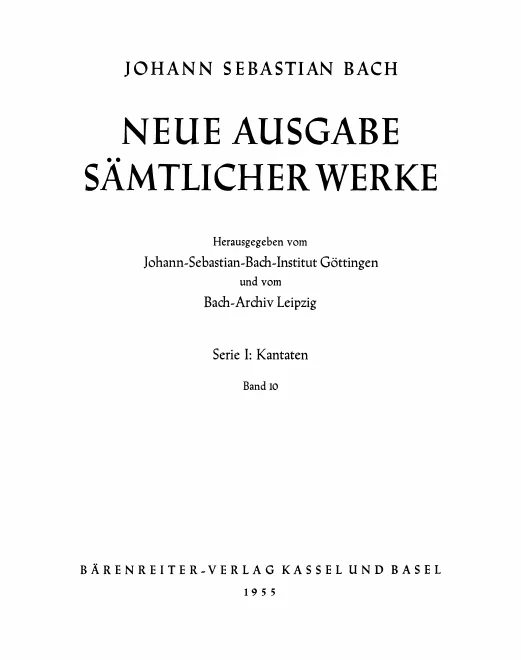 10. Kantaten zum 2. und 3. Ostertag