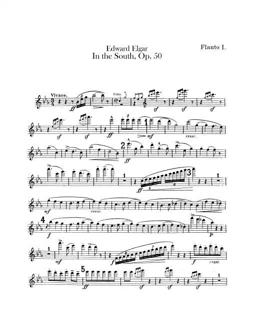 Flute 1, 2, 3/Piccolo