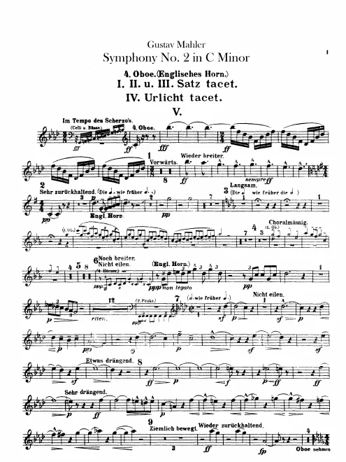 Oboe 4/English Horn 2