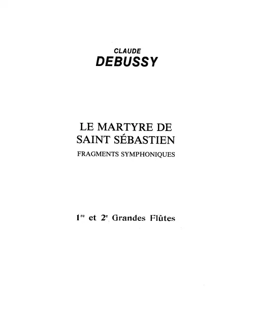 Flute 1/2, Piccolo 1/2