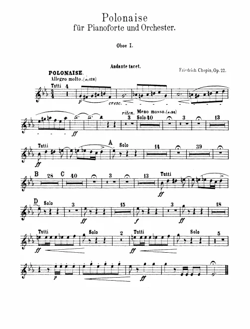 Oboe 1, 2