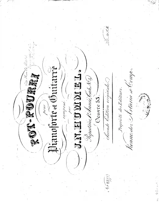 Piano Part and Guitar Part