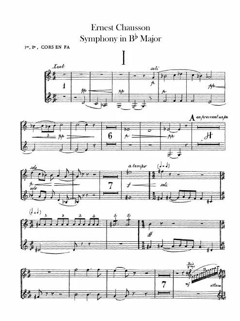 Horn 1/2, 3/4 (F)