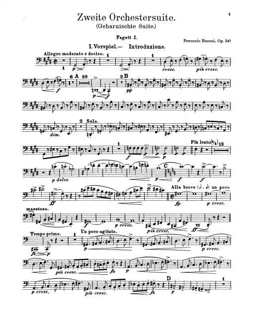 Bassoon 1, 2, 3/Contrabassoon