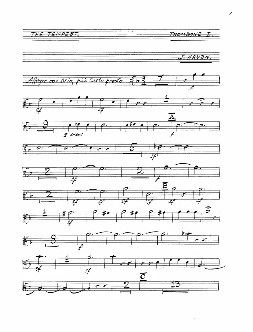 Trombone 1, 2